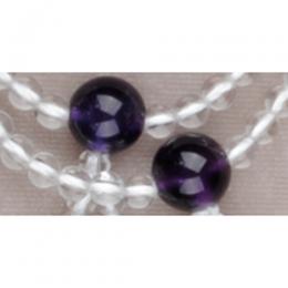 天然水晶紫水晶仕立(てんねんすいしょうむらさきすいしょうしたて) 正絹房